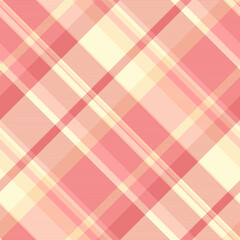 Presentation check seamless tartan, messy background plaid texture. Fibre vector textile pattern fabric in red and light goldenrod yellow colors.