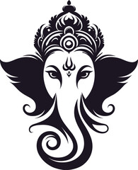 Minimalist Ganesha Wall Art: Perfect for Modern Homes 🖼️🐘
