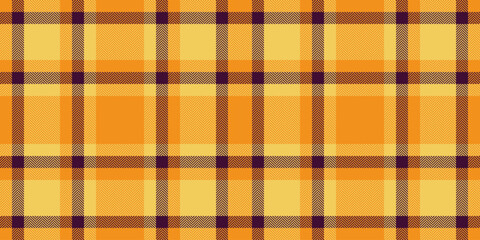 Vibrant autumnal plaid pattern in warm orange and brown hues.  Perfect for fallthemed designs, textile prints, website backgrounds, or seasonal branding.