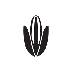 vector illustration of a green leaf