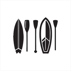 surf board vector illustration