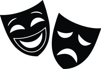 Theater mask. Vector