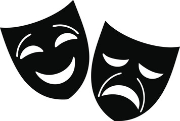 Theater mask. Vector
