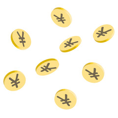 硬貨・コインが増えてるイメージ