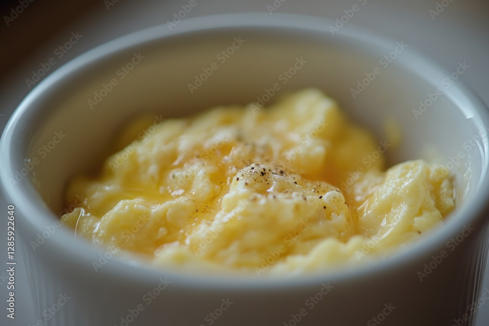 Poster a close-up view of a bowl filled with various foods, suitable for use in editorial or commercial con