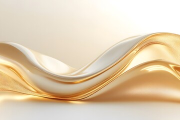 3D abstract golden background