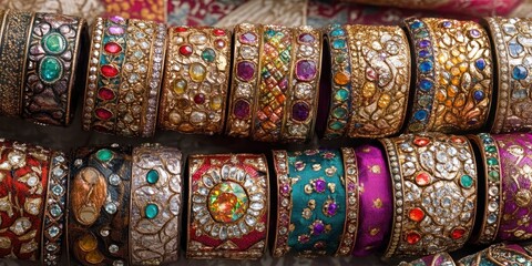 Exquisite Indian Arm Cuffs: A Stunning Collection Showcasing Traditional Artistry and Modern Elegance