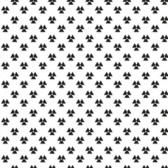 Naklejka premium Black and white vector seamless pattern with small diamonds , star shapes ,rhombuses .Abstract black and white geometric texture .Simple minimal wide repeat background . 