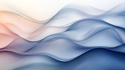 Abstract depiction of flowing smoke patterns in shades of blue