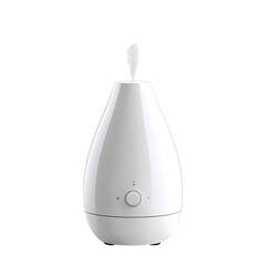 A Modern Sleek Ultrasonic Humidifier with Touch Control Isolated on Transparent Background