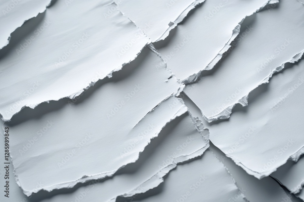 Aufkleber A detailed shot of a piece of white paper with no marks or writing, suitable for use as a background or in editorial contexts