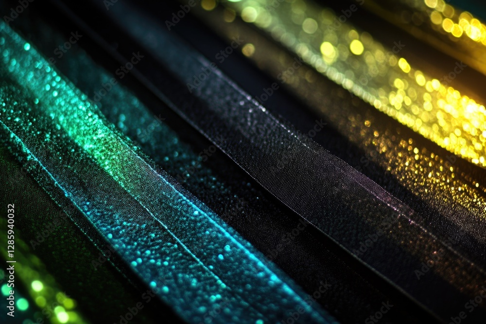 Poster a close-up shot of a variety of colored lights, perfect for use in designs about illumination, techn