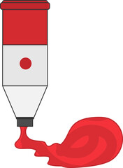 물감 벡터 일러스트 디자인 요소