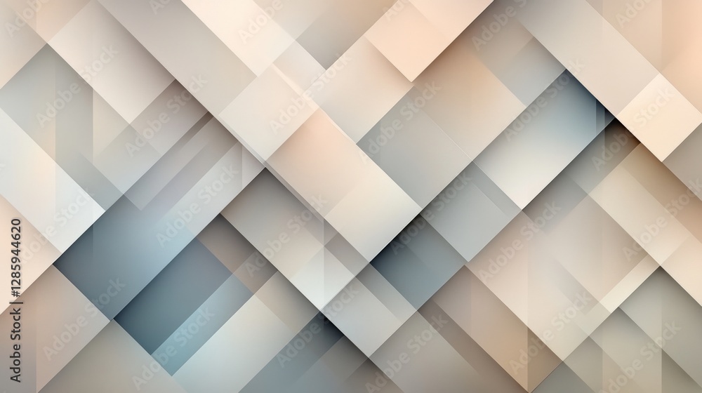 Poster diagonal abstract pattern featuring geometric and square designs