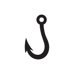  hook icon design template vector