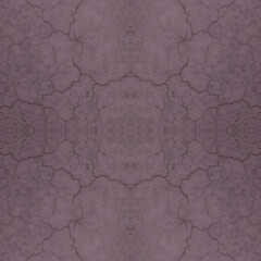 An old gray wall with cracks. Grey vintage background with damage. Grey texture. Seamless, symmetrical texture.