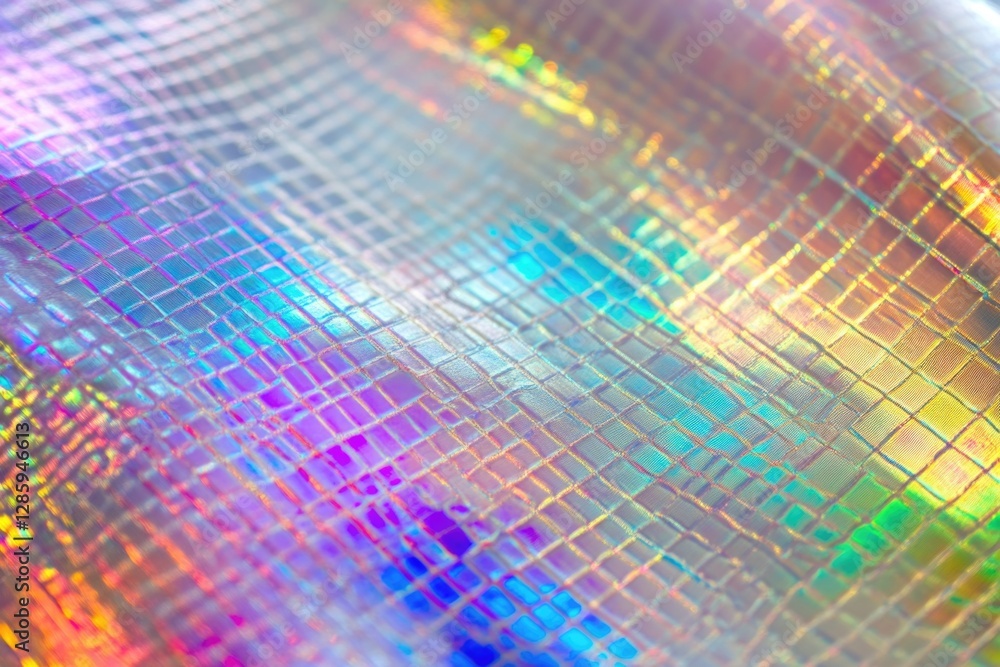 Poster a close-up shot of a shiny material, suitable for use in product photography or design