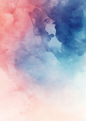 A watercolor-painted canvas with soft brush strokes, leaving an empty section for quotes or branding. 