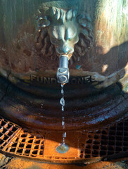 Caño, Fuente Agria, Puertollano, Ciudad Real / Spout, Sour Spring, Puertollano, Ciudad Real