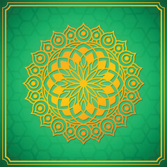 Ramadhan Islamic ornamental element gradient vector