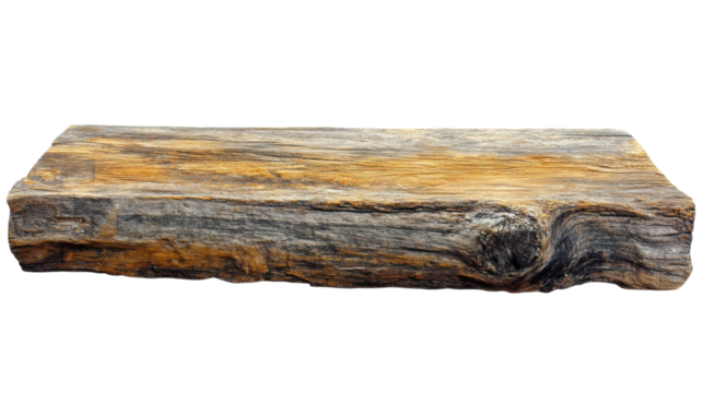 Unique rustic wooden slab showcasing natural textures and colors ideal for decor or artisan projects