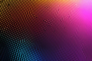 Colorful abstract pattern displaying vibrant dots illuminated in an artistic gradient of hues and shades. Generative AI