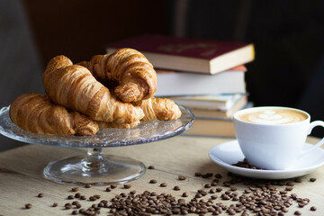 coffee and croissant