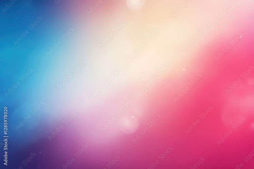 Poster vibrant abstract hues blending harmoniously at twilight, creating a soothing and enchanting visual e