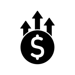 Icon a profit, isolated against a clean background.