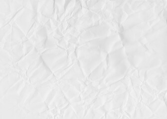 texture background of white paper is crumpled. Background for various purposes