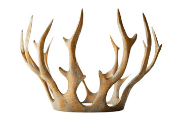 Fototapeta premium Artistic antler crown display studio product image creative