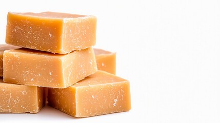 A luscious pile of various cheese pieces including cheddar, mozzarella, and gouda perfectly arranged for a gourmet display