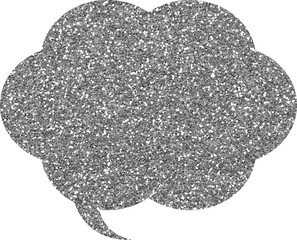 반짝이는 글리터 텍스쳐의 그래픽 요소