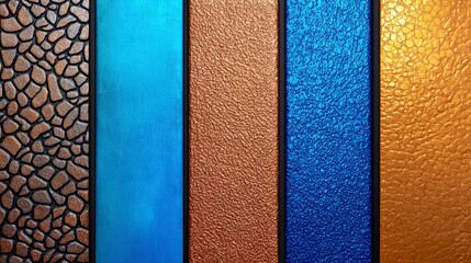 Fototapeta premium Closeup of a wall showcasing an array of vibrant colors blending in unique artistic expression