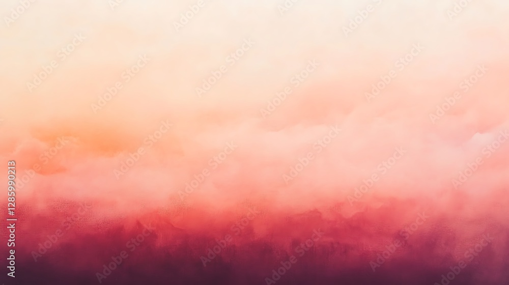 Poster soft coral and warm peach gradient background with a smooth matte look for elegant designs