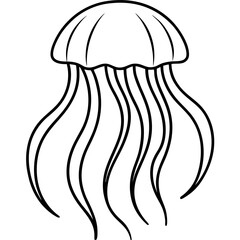 Floating Jellyfish Sketch