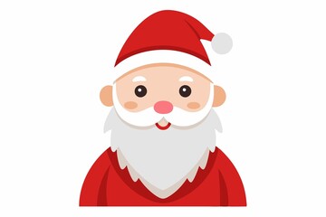 santa claus isolated on white