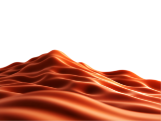 Abstract visualization of flowing waves in rich red hues, creating a dynamic and captivating landscape for digital design.