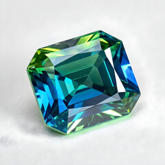 A dazzling gemstone with perfectly cut facets, radiating brilliance and elegance.