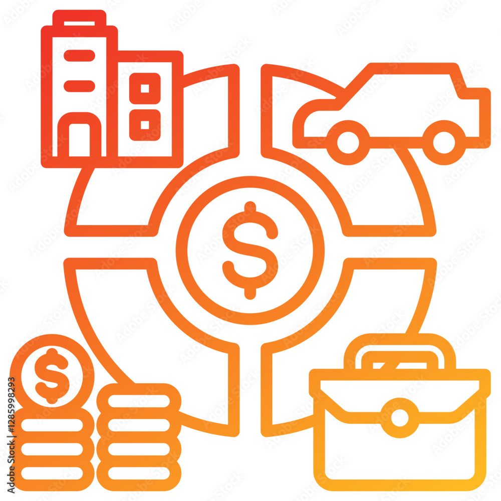 Poster Fixed Asset Icon