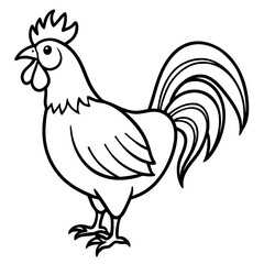 Geometric Rooster Linework