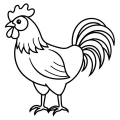 Geometric Rooster Linework