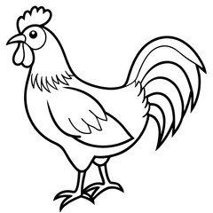 Geometric Rooster Linework