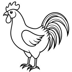 Geometric Rooster Linework