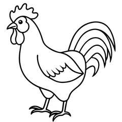 Geometric Rooster Linework