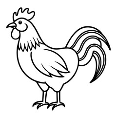 Geometric Rooster Linework