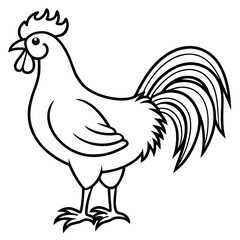 Geometric Rooster Linework