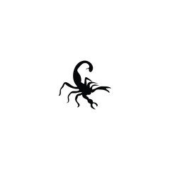 Scorpion iluustration logo vector template