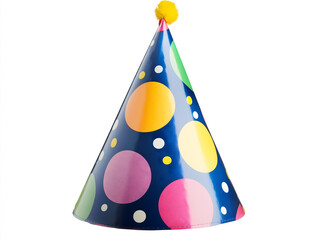 Colorful Polka Dot Birthday Party Hat