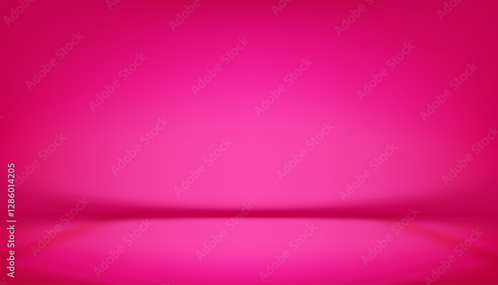 Poster pink fuchsia background,studio background of shadow, light on 3d podium for product design,summer ab